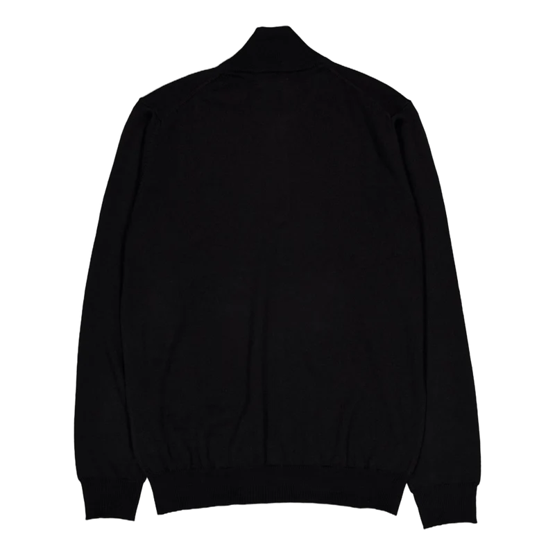 Kiyan Merino Quarter Zip Black