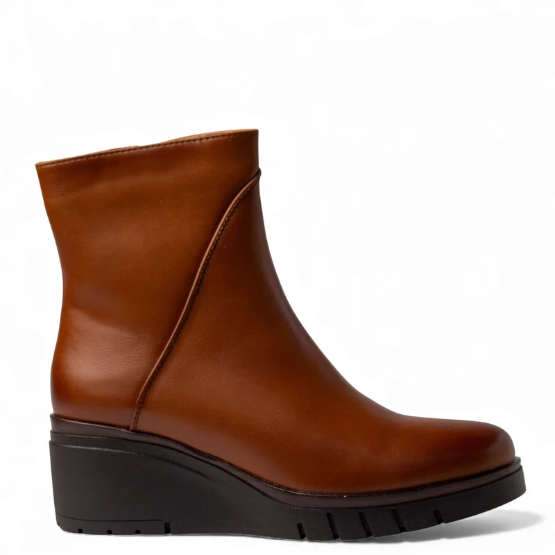 Europeon Union Women Havan Leather Half Boot #4619