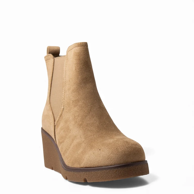Europeon Union Women Beige Chamois Half Boot #4539