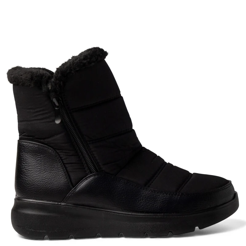 Europeon Union Women Black WaterProof Half Boot #4537