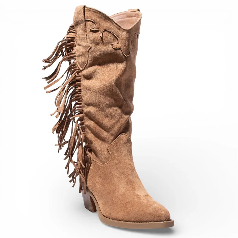EuropeonUnion Women Cafe Chamois Boot #4831