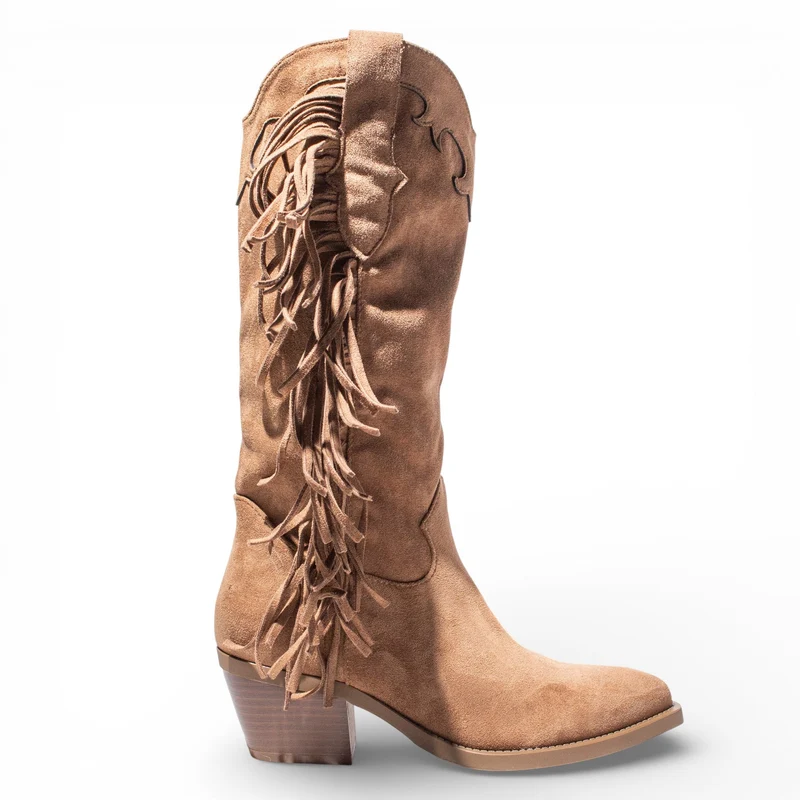 EuropeonUnion Women Cafe Chamois Boot #4831