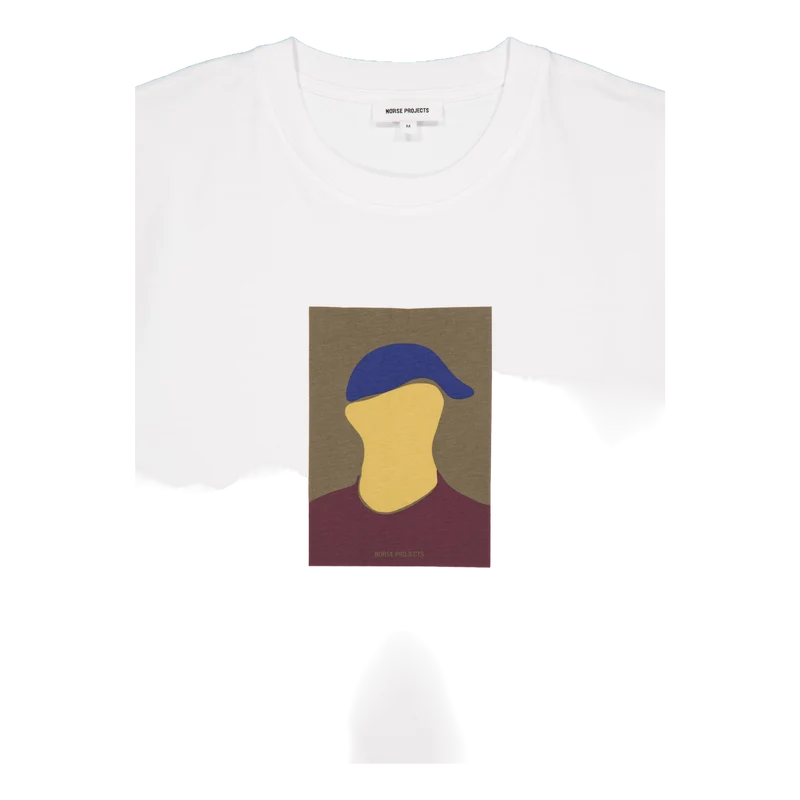 Johannes Organic Cap Print T-s 0001 White