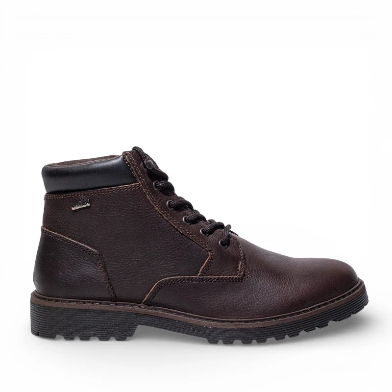 Italian Men Brown Leather HalfBoot #5105