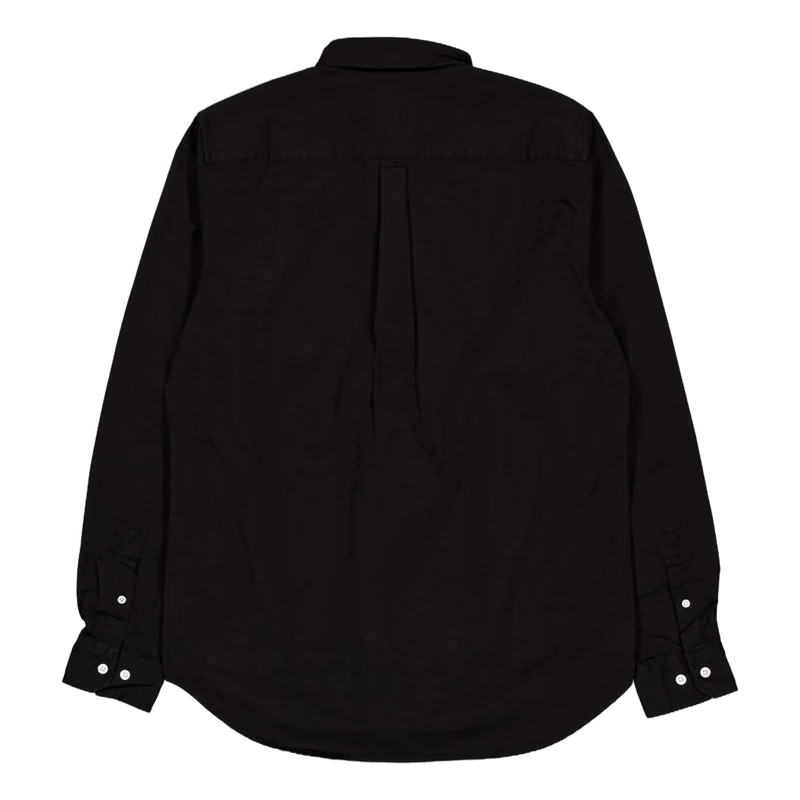 Osvald Bd Twill Shirt 9999 Black