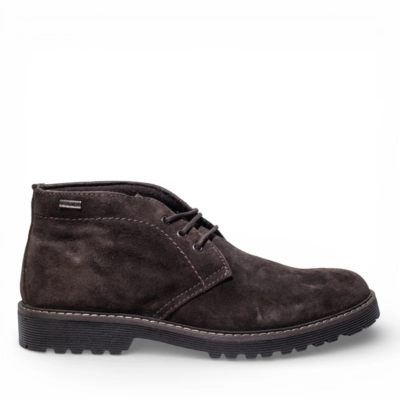 Italian Men Brown Chamois HalfBoot #5104