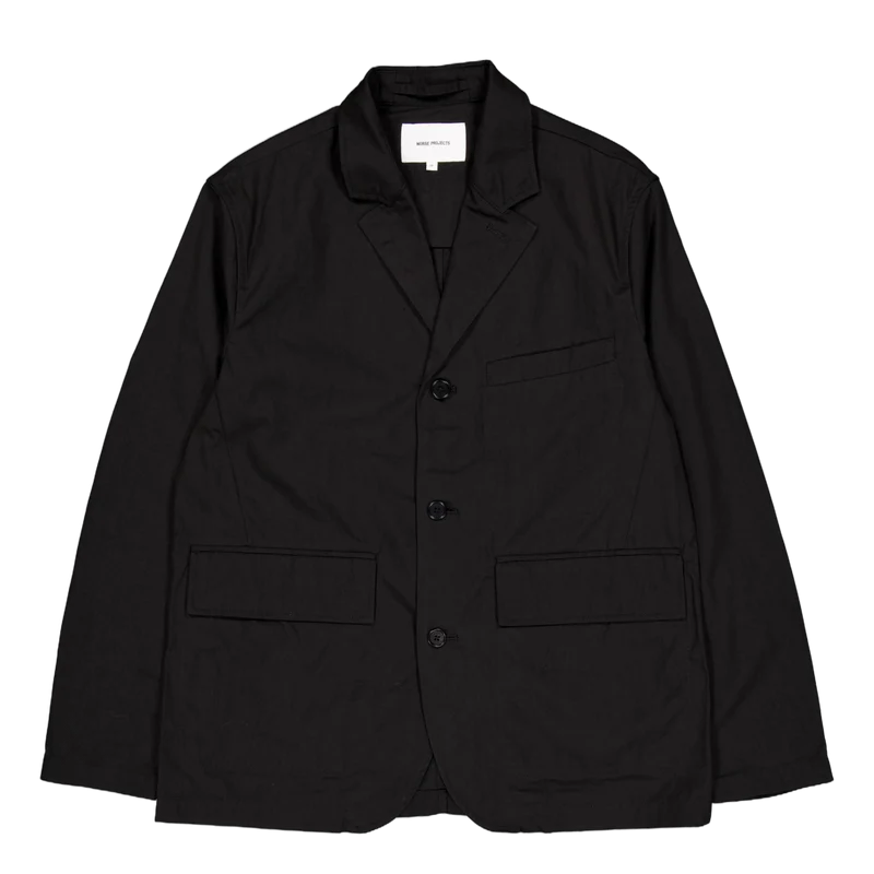Nilas Fine Broken Twill Work J 9999 Black