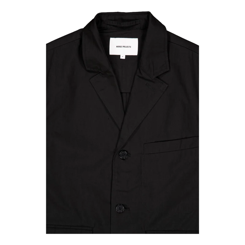 Nilas Fine Broken Twill Work J 9999 Black
