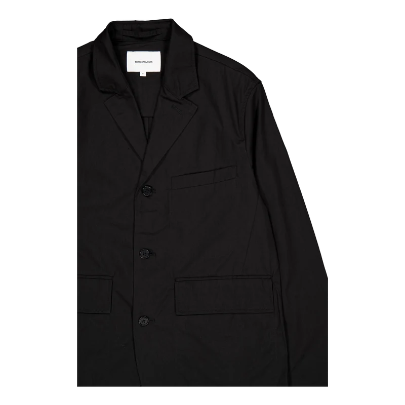 Nilas Fine Broken Twill Work J 9999 Black