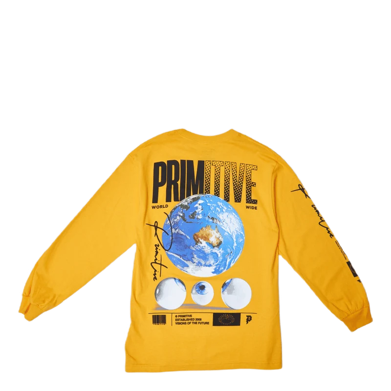 Worldwide Vision L/s Tee Gold