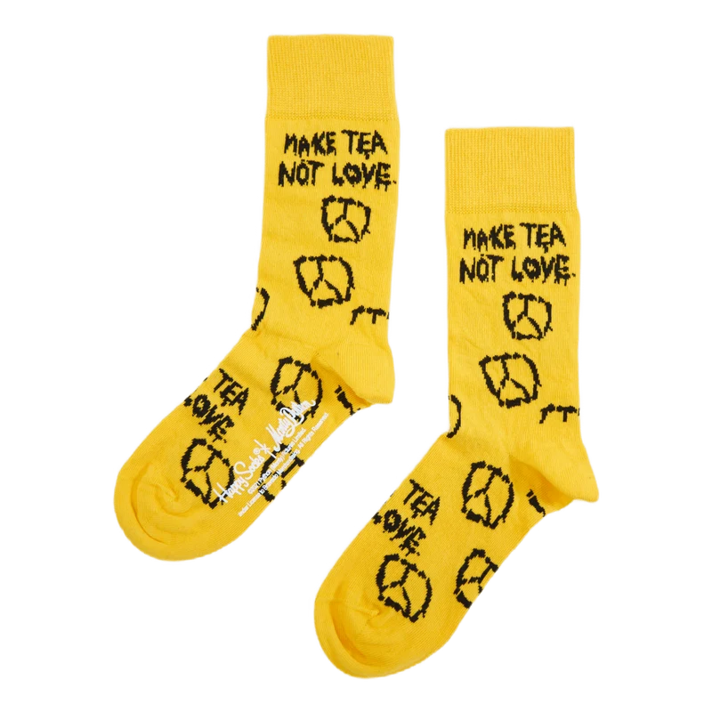 Hells Grannies Sock Medium Yellow