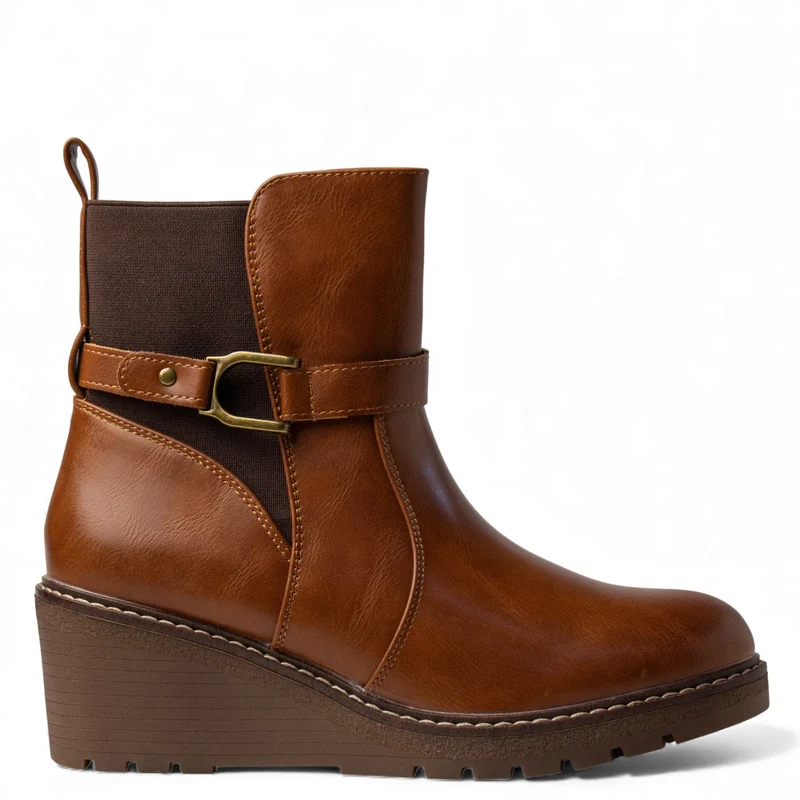 Europeon Union Women Havan Leather Half Boot #4684