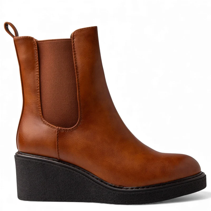 Europeon Union Women Havan Leather Half Boot #4629