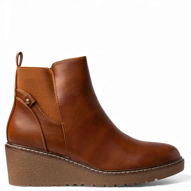 Europeon Union Women Havan Leather Half Boot #4624