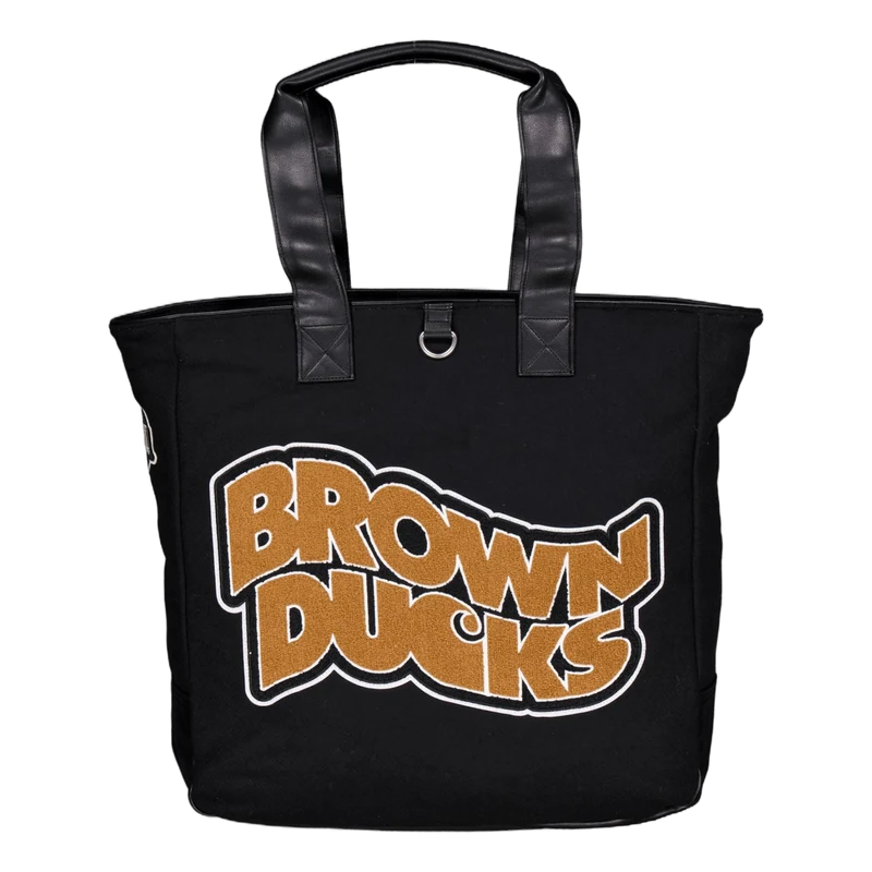 Brown Ducks Tote Black / Black