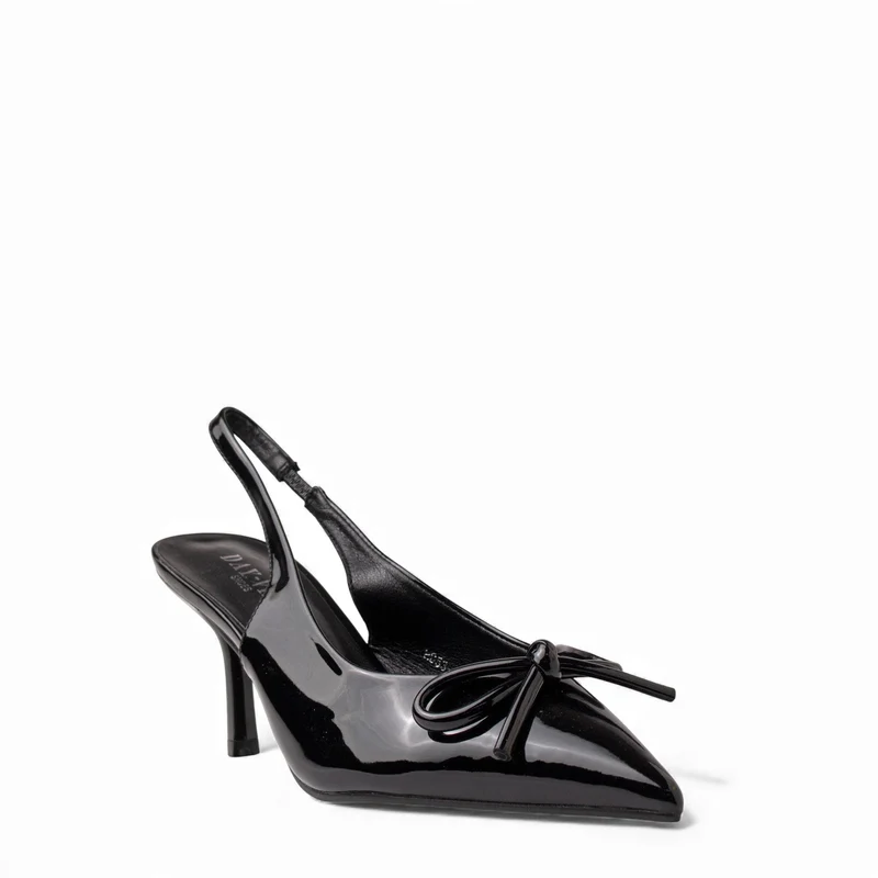 Europeon Union Women Black VernisLeather Heels #4585