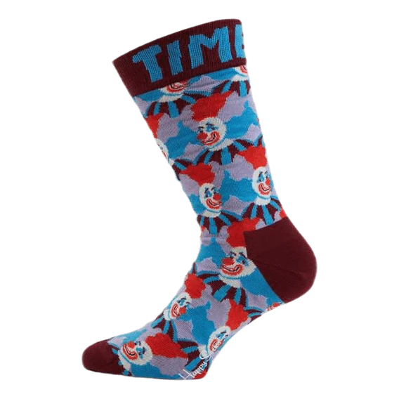 Clown Sock Red