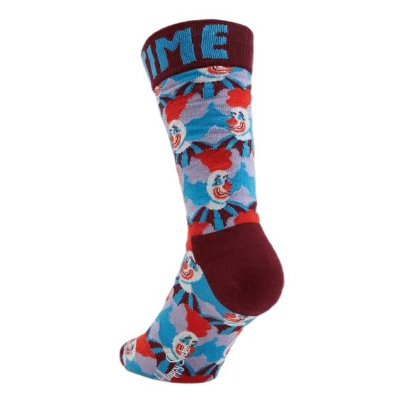 Clown Sock Red