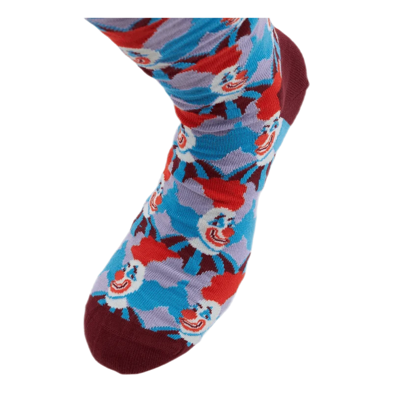 Clown Sock Red