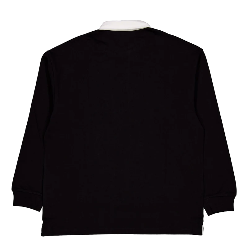 L/s Brown Ducks Rugby Shirt Black / White