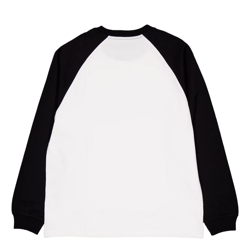 L/s Brown Ducks Baseball T-s White / Black