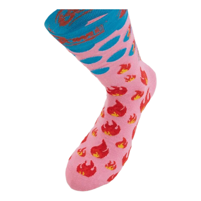 Aladdin Sane Sock Pink