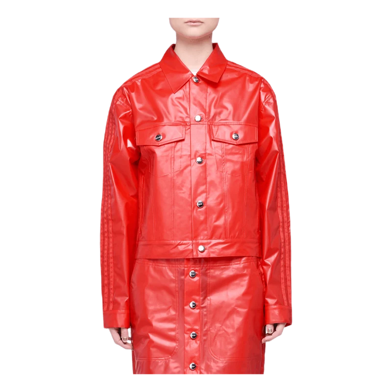 X Fiorucci Kiss Jacket Red