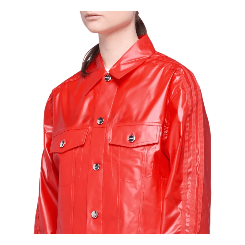 X Fiorucci Kiss Jacket Red