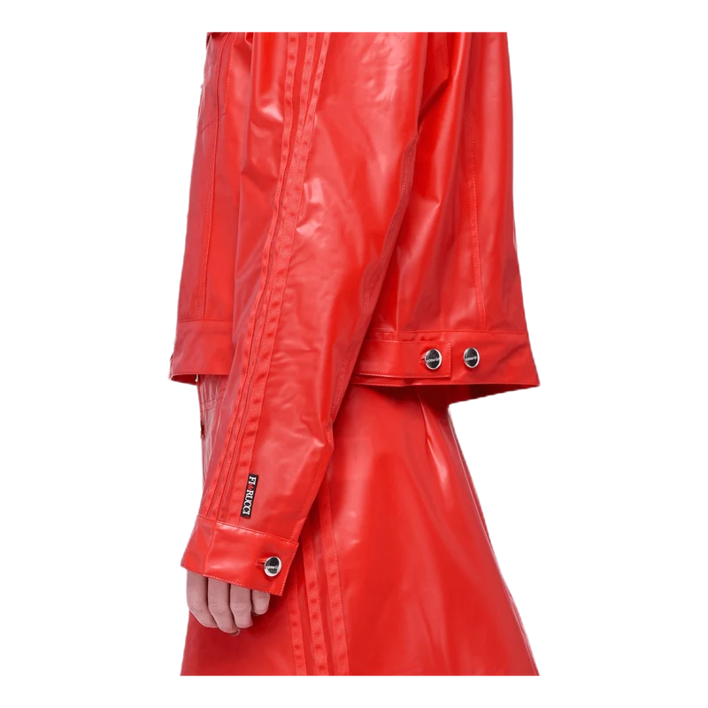 X Fiorucci Kiss Jacket Red