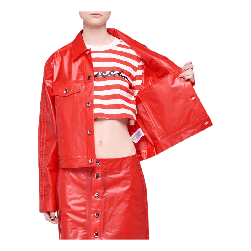 X Fiorucci Kiss Jacket Red