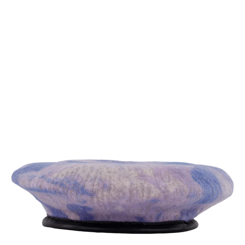Kg Heathered Tie Dye Beret Gs401 Glacier-starry Blue