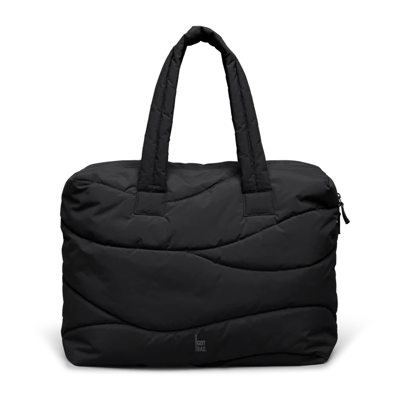 Wavy Puffer Everyday Bag black
