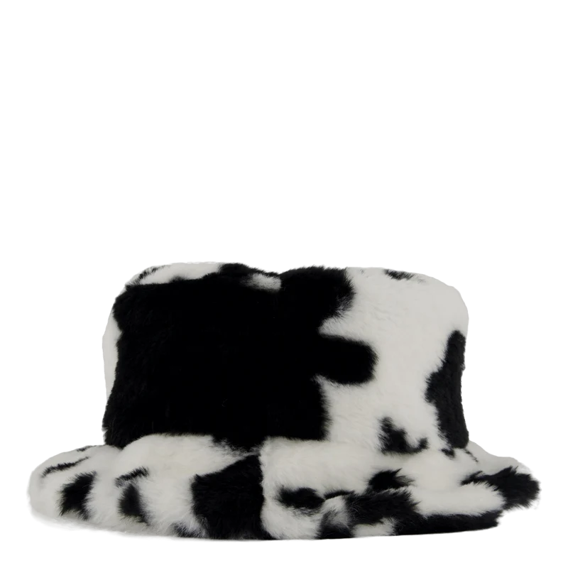 Kg Faux Fur Bucket Sp103 Spotted Cow