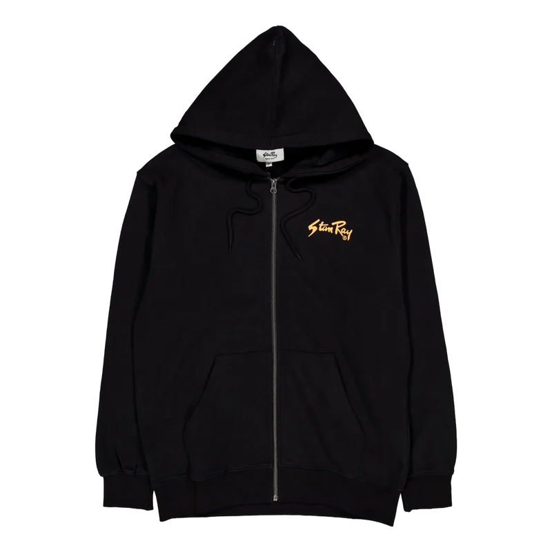 Stan Og Zip Hood Black / Orange Print