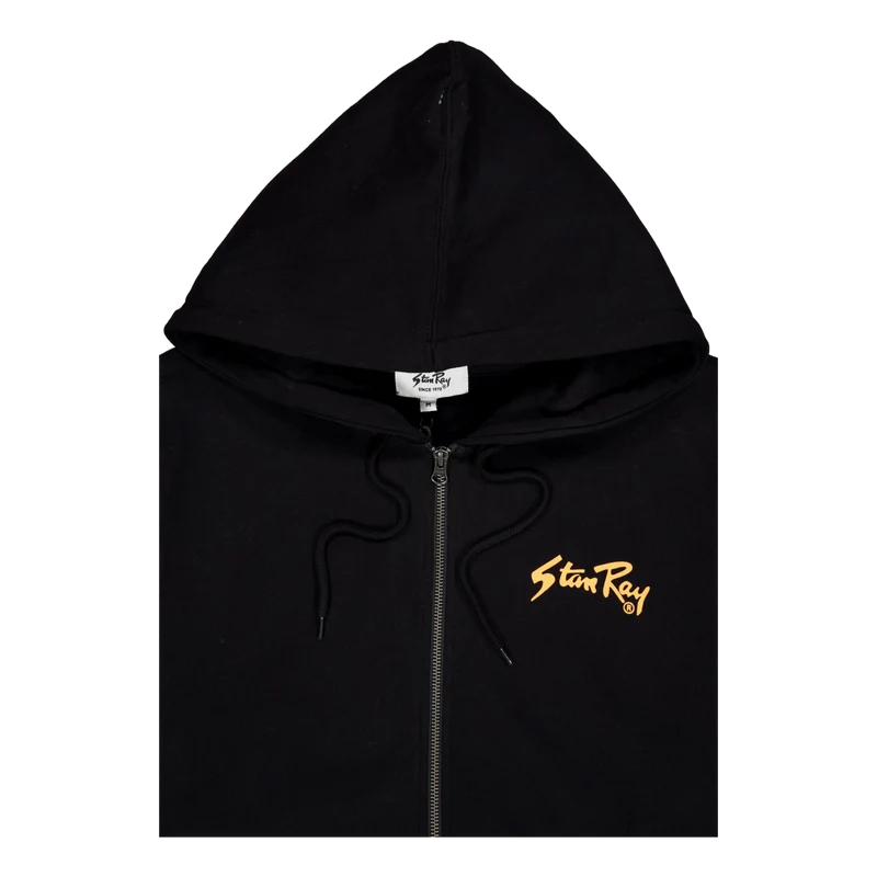 Stan Og Zip Hood Black / Orange Print