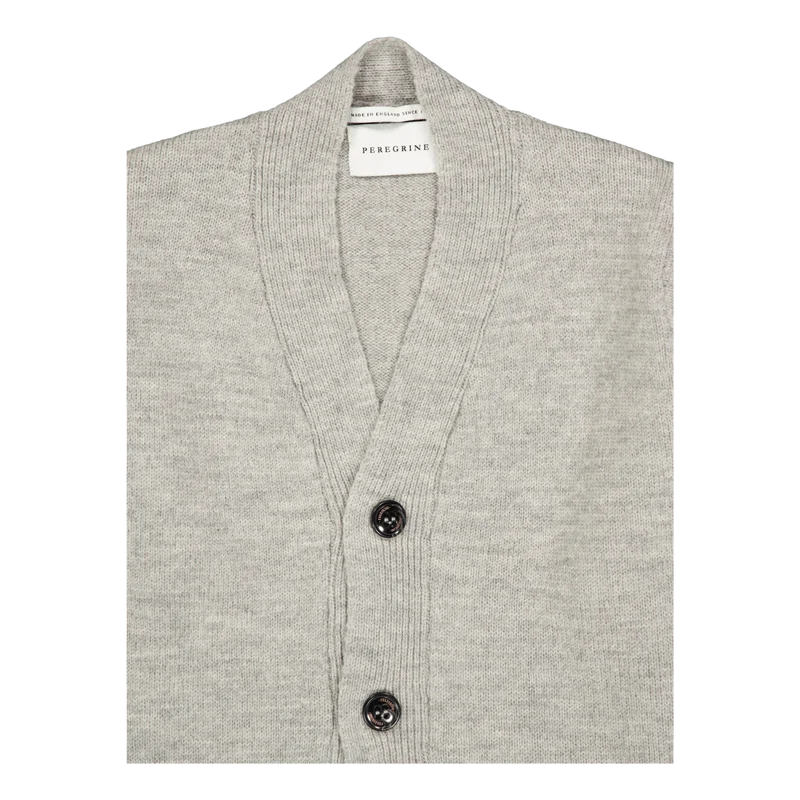 Makers Stitch Cardigan Lt Grey