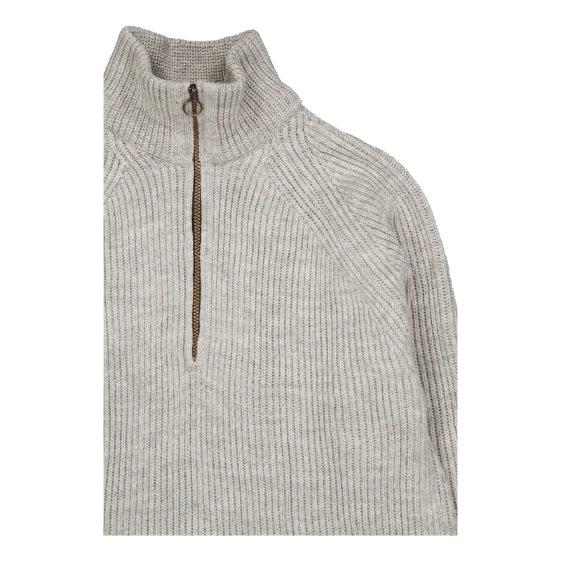 Ford Zip Neck Lt Grey