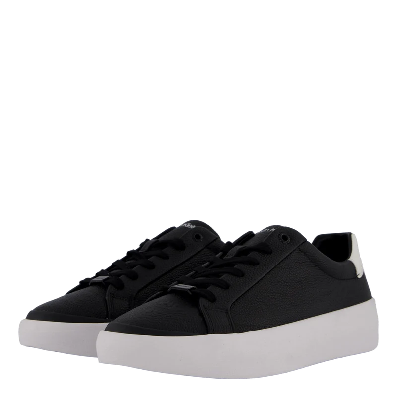 Vulc Lace Up Lth Black / White