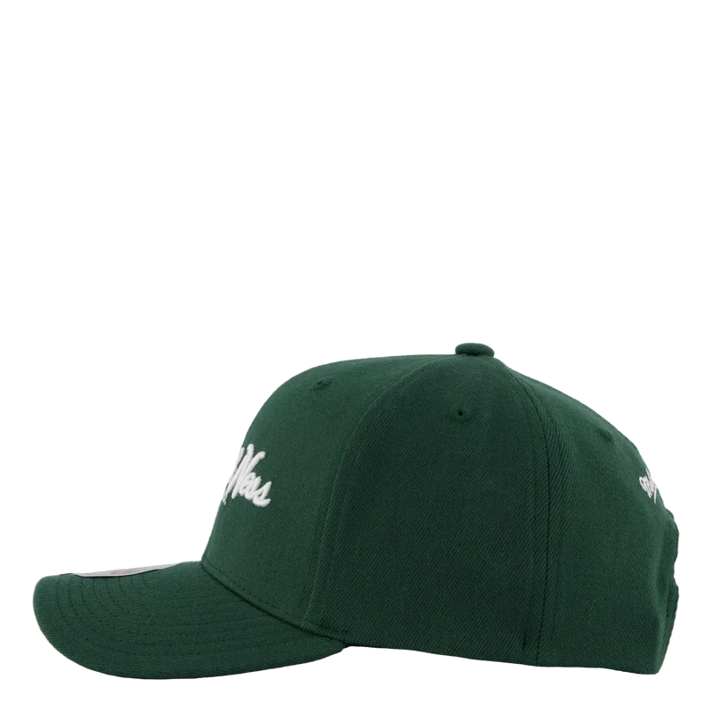 Pinscript Snapback Dark Green/white