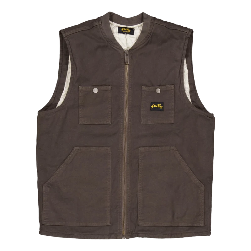 Pork Chop Vest Charcoal Duck