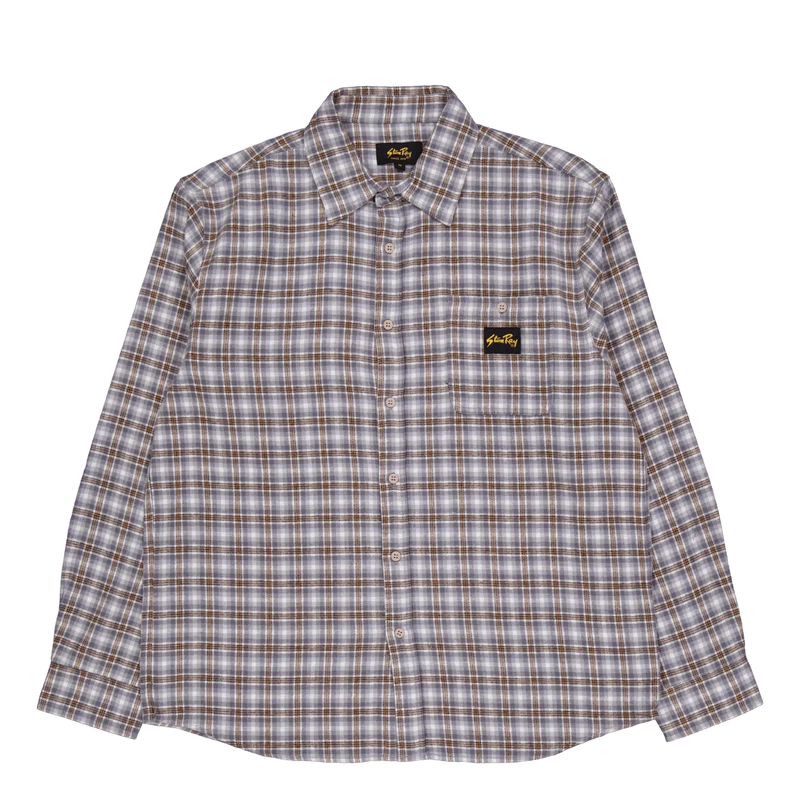 Flannel Shirt Grey Plaid