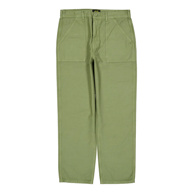 Fat Pant Olive Sateen