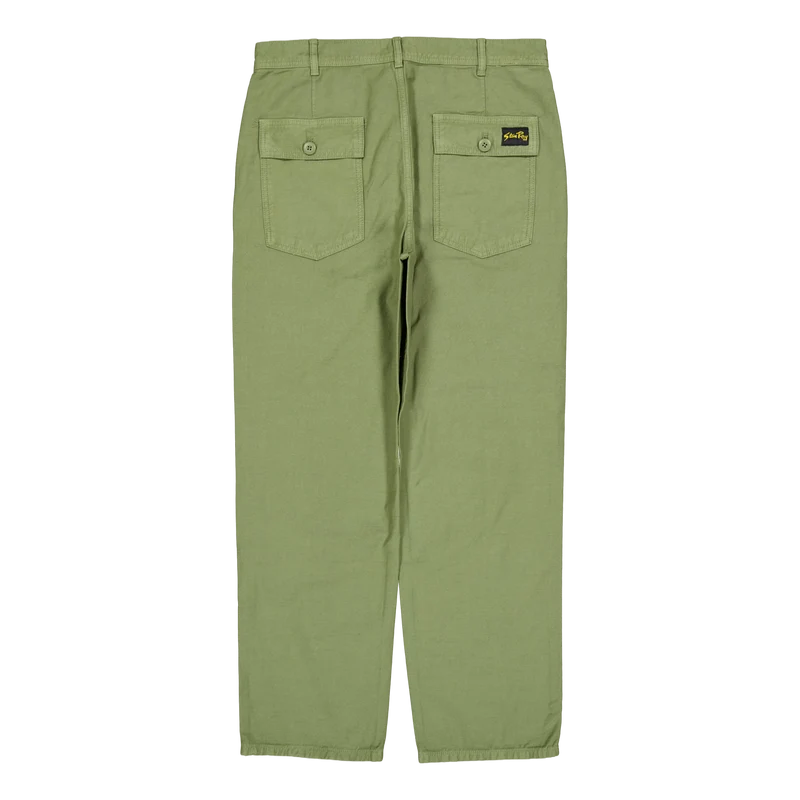 Fat Pant Olive Sateen