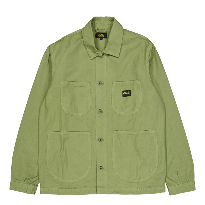 Coverall Jacket Olive Ripstop