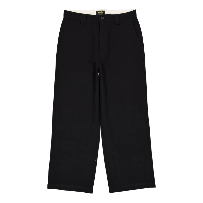 A Pant Black Twill