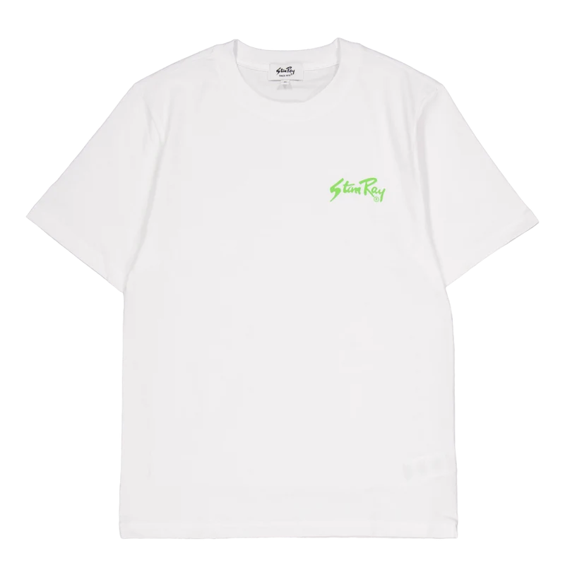 Stan Og Tee White / Lime Green