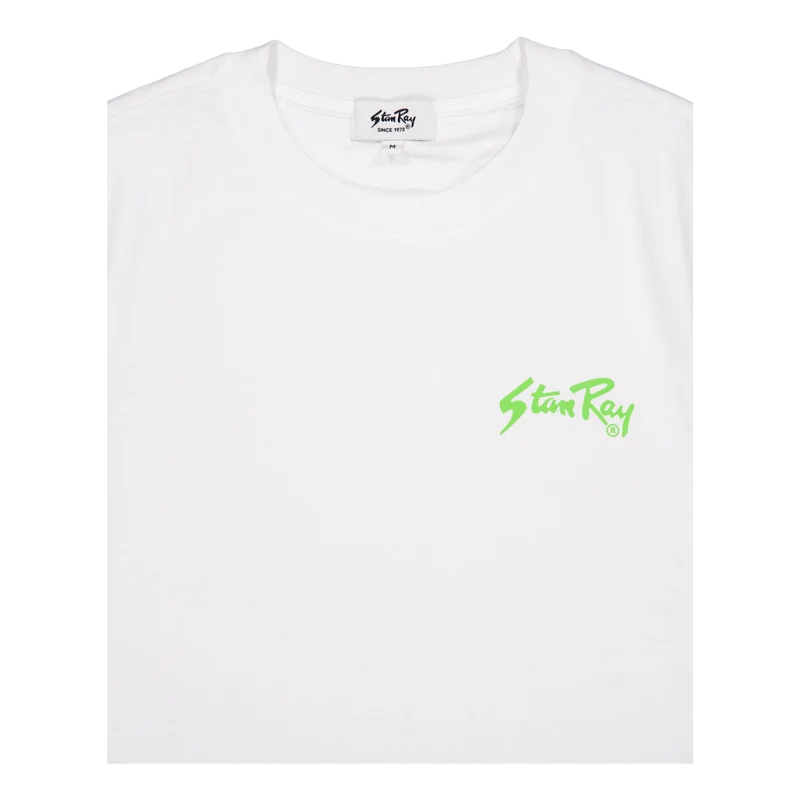 Stan Og Tee White / Lime Green