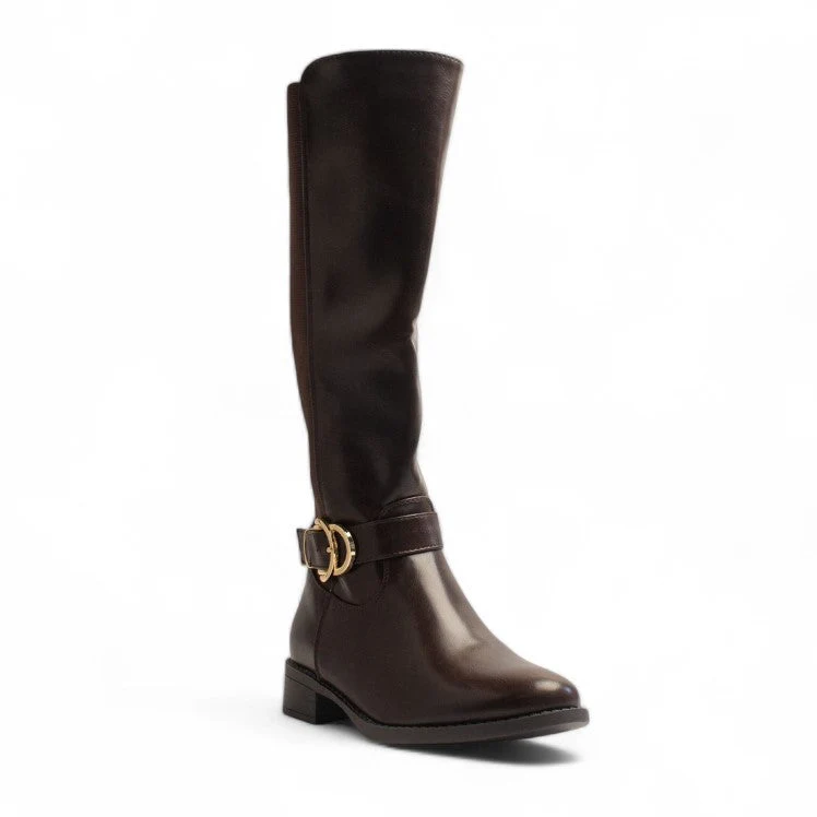 Europeon Union Women Brown Leather Boot #3196