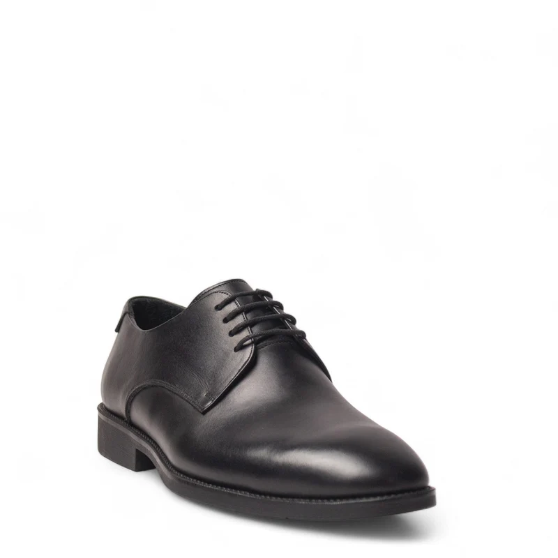 Men Black Leather Shoes #5067