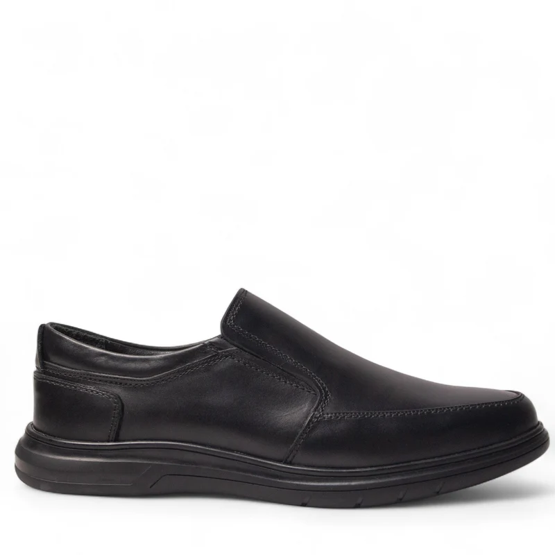 Men Black Leather Shoes #5063